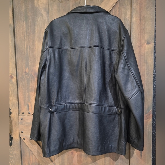 M. Julian Vintage Wilson's Leather Y2k HEAVY JACKET Size Mens Large - Picture 7 of 9